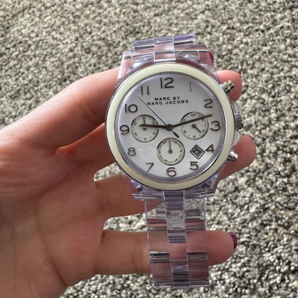 Marc by Marc Jacobs Silver Chronograph Watch